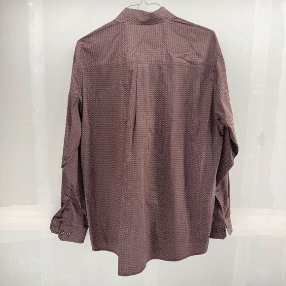 Cinch Performance Shirt Men's Large Black Red Geometric Western Monogram - Picture 4 of 6